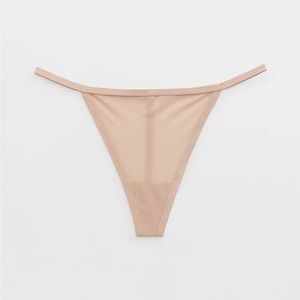 NWT! THREE FOR $15!! AERIE SMOOTHEZ MESH STRING THONG UNDERWEAR (3)